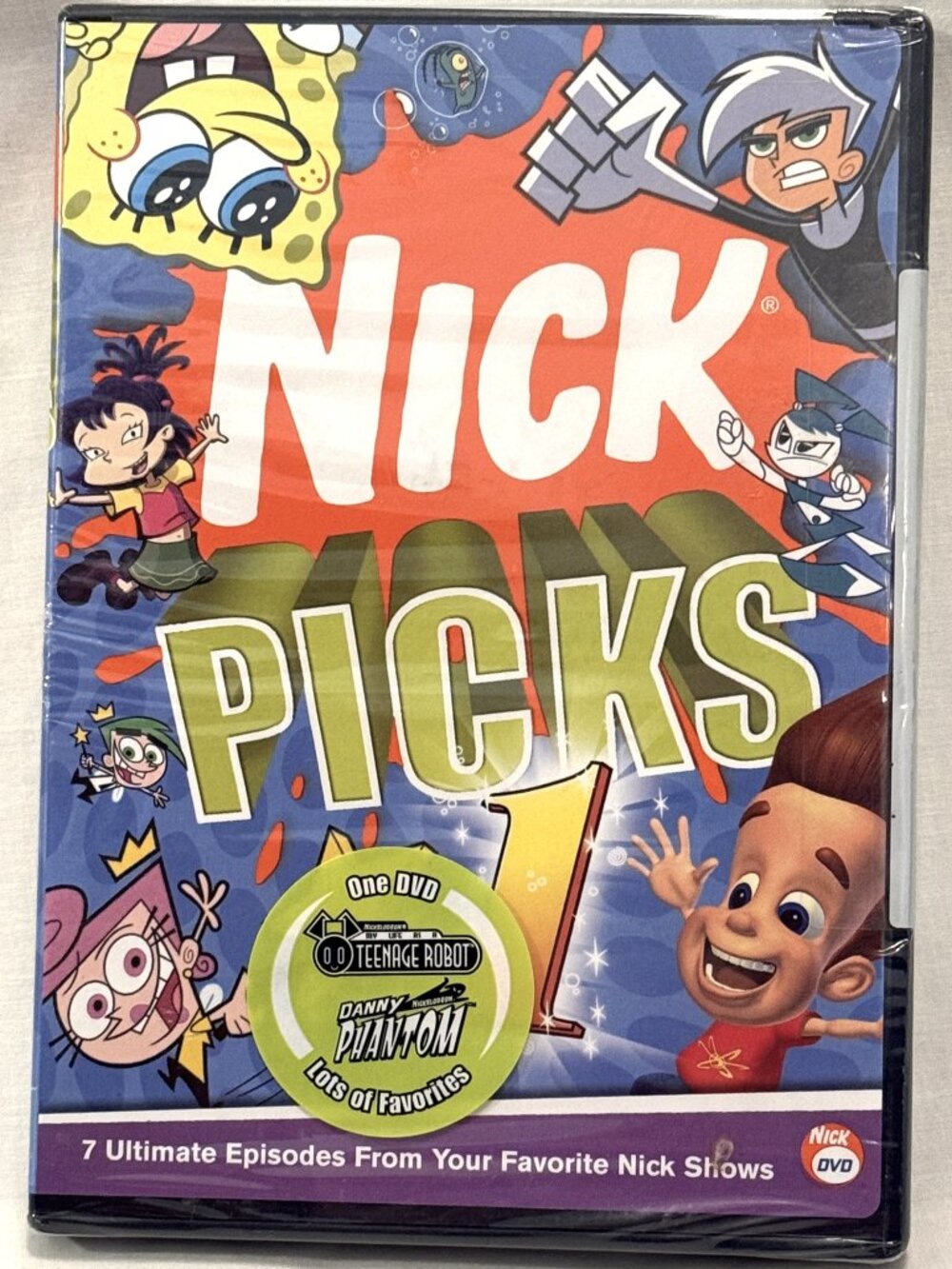 Nick Picks Volume 1 (DVD, 2005) Brand New Sealed NOS OOP SpongeBob Jimmy Neutron